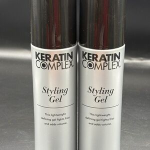 Lot 2 Keratin Complex Styling Gel 8 oz each - NEW
